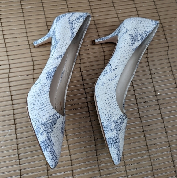 Cole Haan Womens Vesta Leather Snake Print Pointed Toe 3" Heels Shoes . Sz 9.5B. - Picture 4 of 11